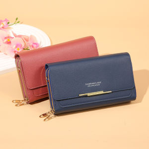 Dompet Wanita Terbaru Panjang Cewek Wallet Fashion Penyimpanan Uang Kertas Kartu Koin Cantik COD D66