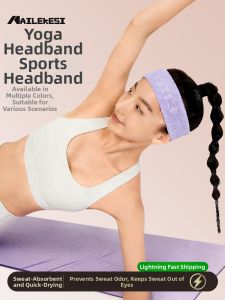 NAILEKESI | Women Sport Sweat-absorbing Yoga Headband
