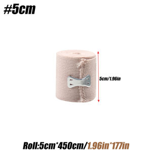 4 Rolls Premium Elastic Bandage Wrap - Strong Compression Bandage Wrap for Leg Arm Wrists Elbow AnklesAll Body & Sports