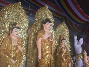 [HCM]1 Bộ 3 Lá đề ( thân Quang ko có tượng ) cho tượng 40cm | Tượng Phật Hoa Tiên