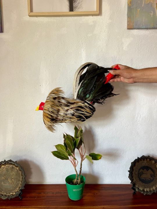 Dummy Cock RUBBER for gamefowl training (short handle) Lazada PH