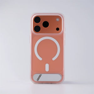 Hidden Stand Magnetic Phone Case For iPhone 17 16 15 14 13 Pro Max For MagSafe Soft Edge Translucent Hard Back Cover For iPhone 17 Air 16 15 14 Plus Non-Slip Shockproof Protection Casing