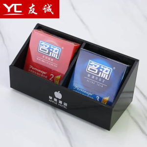 Hotel Triple Room Toiletries Storage Box Disposable Wearable Acrylic Material Waterproof Mold Proof Luxury Simple Style Customizable