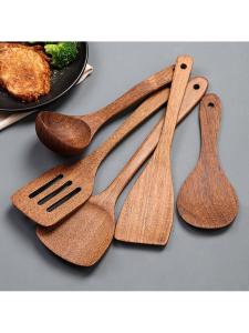 MOLORE | Heat-resistant Non-stick Compatible Chicken-wing Wood Turner