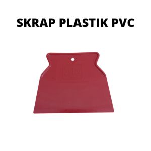 Kape plastik PVC Skrap 5 inch / Skrap PVC / Skrap plastik / Skrap dempul / Kapi dempul PVC