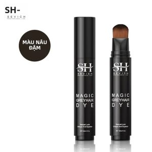 Bút Nhuộm Tóc Tạm Thời Sevich 20ml - Que Lỏng Tức Thì 3 Màu Che Phủ Tóc Bạc Một Lần