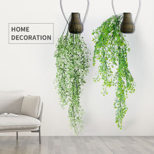 【On Sale】Flower Bunch Artificial Flower Vine Orchid Decoration Wedding Silk Plastic Flowers Home Decor