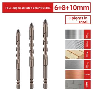 LECAN | High Hardness Eccentric Sawtooth Drill Bit for Drilling Steel Tungsten Steel Ceramic Concrete