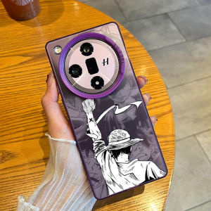 OPPO Find X9/X8/X7/X6 Durable Hard Soft Shell Case for Men Based on One Piece Anime Black And White Cartoon Design Ultra Version