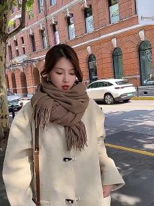 WDS Syal Korea Cashmere Immitation Fashion Scarf Winter Autumn Musim Dingin Syal Polos F20