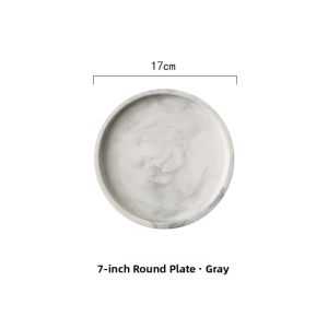 Nordic Style Marble Ceramic Tray