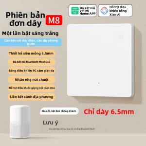 aodoran | Bảng Điều Khiển Nhà Thông Minh Hỗ Trí Trợ Lý Giọng Nói Hỗ Trợ Dây Đơn Pha Hoặc Trung Tính Kết Nối Bluetooth Và Mesh