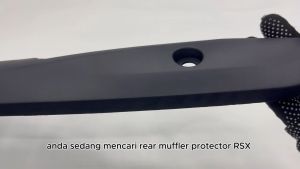 REAR MUFFLER PROTECTOR RSX150 EXHAUST COVER RSX MUFFLER PROTECTOR SILENCER CAP BLACK SILVER RSX150 HONDA VIETNAM