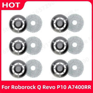 Roborock | New For Roborock Q Revo P10 A7400RR Mop Pad Spare Parts Robot Vacuum Cleaner Mop Cloths Mop Stents Replacement Accessories