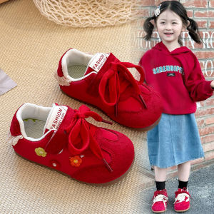 Fashionable Childrens Sports Shoes Soft Bottom Agan Deqin Shoes Low Cut Fabric Lined Universal Terrain Lightweight Rubber Sole