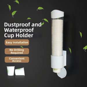 Automatic Cup Dispenser Wall Mounted Plastic Cup Holder