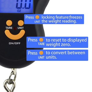 Timbangan Pegang Tangan Mini Spring Elektronik Skala Dapur Isi Rumah Pinggan Komersial 50kg Penimbang Cangkuk Ekspres Mudah Alih