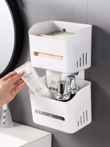 MRUN | Hole-Free Cosmetic Storage Wall Shelf