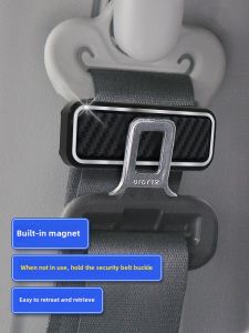 Car Seat Belt Holder Extension Stopper Limit Nail Safety Belt Clip Kids Pregnant Women Tension Regulator