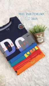 Baju kaos distro anak usia 1-12 tahun Katun Combed Cowok Atasan Anak Laki Murah