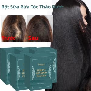 Bột Gội Thảo Dược Tự Nhiên Dưỡng Sâu Làm Chắc Khỏe Da Đầu Phục Hồi Hư Tổn Chăm Sóc Chân Tóc Dùng Được Cho Cả Nam Và Nữ 200g