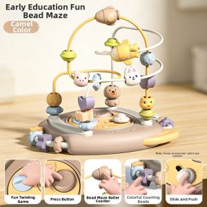 QIMINGXING | Educational Montessori Bead Threading Toys