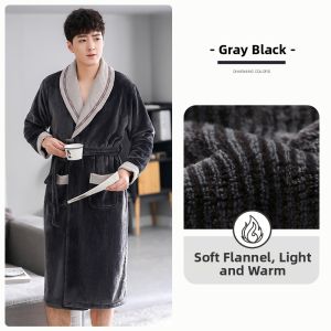 JIALEFEN | Thick Flannel Winter Robe