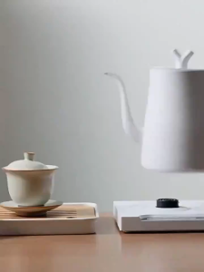 1L Electric Health Kettle 304 Stainless Steel Electric Kettle Coffee Pot with Temperature Indicator Touch Screen Panel