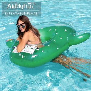 Thickened Inflatable Waterbed AirMyFun Swimming Ring for Adults Beach Pool Popular Floating Mat Chair round Tube Sport Fitness