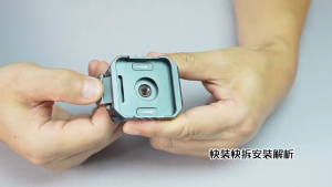 Kamera Pelat Pelepasan Cepat Paduan Aluminium Adapter Saklar Cepat Quick Release Plate untuk Kamera DSLR Tripod DJI Stabilizer