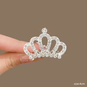 Princess Style Childrens Crown Hair Comb Birthday Girls Hair Accessory High End Korean Style Fixed Hair Tool Kids Accessories