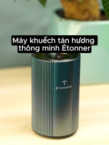 [CHÍNH HÃNG] Máy Khuếch Tán Tinh Dầu ÉTONNER Phun Sương Nano Không Nước Pin 2000mAh Dùng Ô tô Văn Phòng Phòng Ngủ