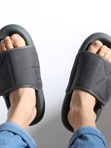 Adjustable Extra Wide Size Slippers for Elderly People Foot Deformity Shoes Comfortable Thick Bottom Anti-Slip Home Slippers