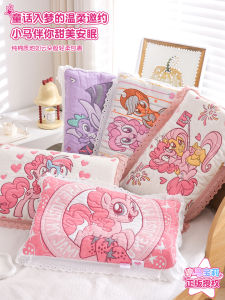 Áo Chăn Gối Vải Cotton Nguyên Chất Cho Trẻ Em Tay Áo Ren Không Rơi Rời Trong Suốt Chất Liệu Cotton Nguyên Chất Dùng Máy Giặt Được