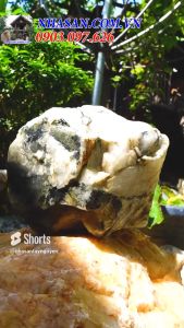 Đá thạch anh tóc đen thô giúp tăng cường năng lượng và cải thiện lưu thông chính khí - 2.4kg (13 x 16 cm) K171