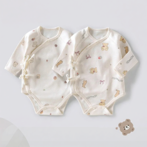 JoynCleon | Newborn Spring Autumn Long Sleeve Pure Cotton Class A Bodysuit Size 52