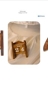 Woodentoys4u ปฏิทินไม้ Calendar Wooden Block