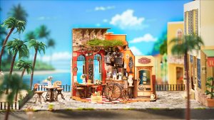 Rolife Cheers Bar & Dining DIY Miniature House DG173