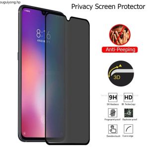 Privacy Screen Protector For OPPO A94 A53 A52 A92 A31 A91 A5 A9 2020 A7 A5s A3s F11 F9 Pro F7 Full Cover Glue Private Antispy Tempered Glass Protective Film Anti Peepingoppo tempered glass
