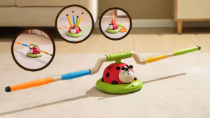 Ladybug Sport Entertainment Game Toy Multifunction Rope Skipping Machine Ferrule Jump Rocket Launcher Outdoor Educational