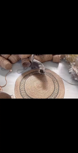 🇸🇬  (L/45*15cm)  Cat Nest Detachable and washable / Pet Bed / Cat Bed Basket Nest Round with Toy Tail / Cat Mat / Scratch & Bite Resistant