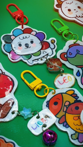 Móc khóa handmade 12 cung hoàn đạo chibi