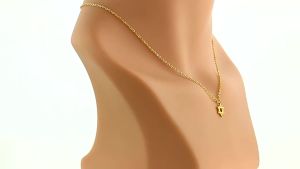 Màu Vàng Thép Không Gỉ Pentagram Mặt Dây Chuyền Vòng Đeo Cổ Cho Nữ Ngôi Sao Của David Choker Do Thái Trang Sức Hợp Thời Trang Phụ Kiện Kim Loại