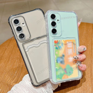 Card Slot Shockproof TPU Phone Case For iPhone 17 Air 15 14 13 11 12 16 Pro Max Plus Mini XS Max Transparent Silicone Soft Cover