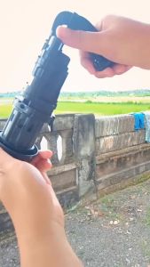 (SIAP KIRIM) Pistol Bubble Mesin Gelembung Sabun Gatling Gun Mainan Anak