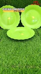 Mitra Loka 1 Pcs Piring Makan Ceper PM 8036 Golden Sunkist