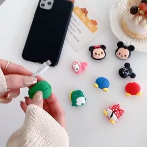 Raimondo Cable Bite: Pelindung Ujung Cable Kartun Monster Kecil Awan Roti Lucu