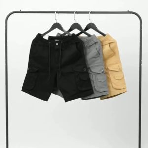 Quần Short Nam Túi hộp GOZIN SHOP chất kaki cotton co giãn mềm mịn thoáng mát -JA01