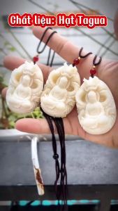 Dây Chuyền Phật Thích Ca Mâu Ni từ hạt Tagua ( Mặt loại to) - T0491