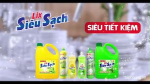 Nước rửa chén Lix siêu sạch hương chanh túi 3.43 lít/3.5kg